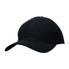 Cap - mod.3966:Black, Cotton twill